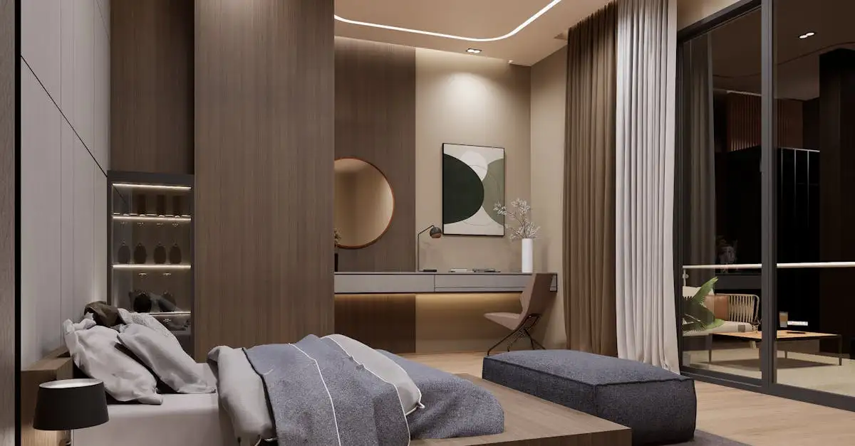 Chambre à Coucher Moderne : Idées de Décoration et