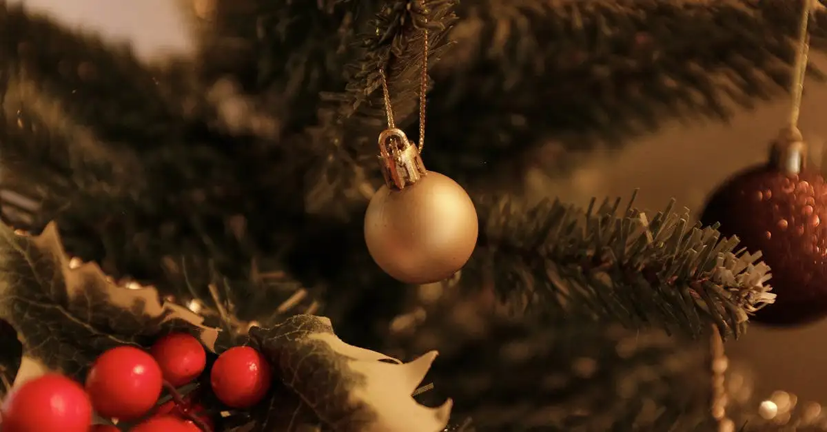 Idées de décoration de Noël : Sapins, lumières et ambiance