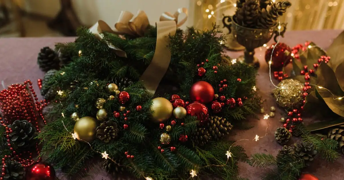 Idées de décoration de table pour un Noël féerique