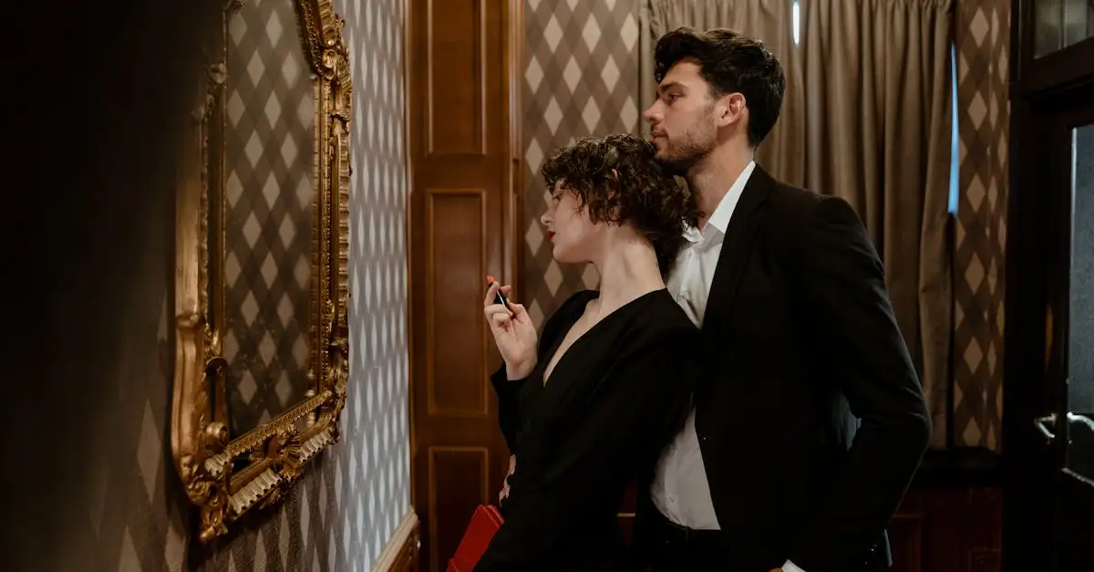 Grand miroir doré : élégance et lumière pour votre intérieur