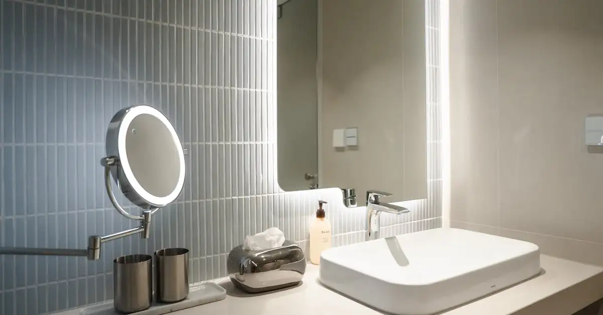 Miroir LED Rond : Éclairage Moderne pour Votre Salle de Bain